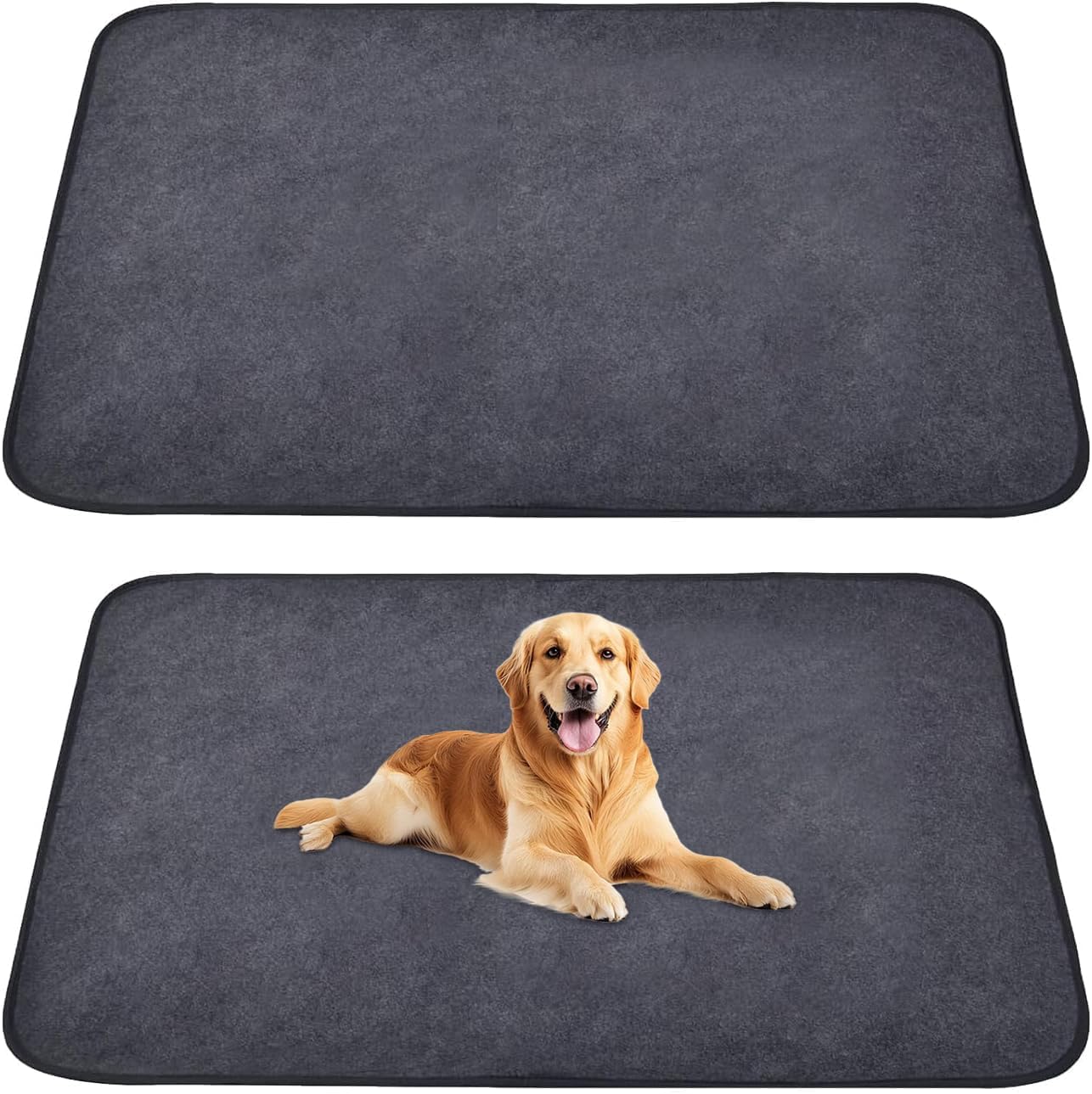 2 Stück Welpen Unterlagen 107 x 77 cm – Waschbare Puppy Pads wiederverwendbar
