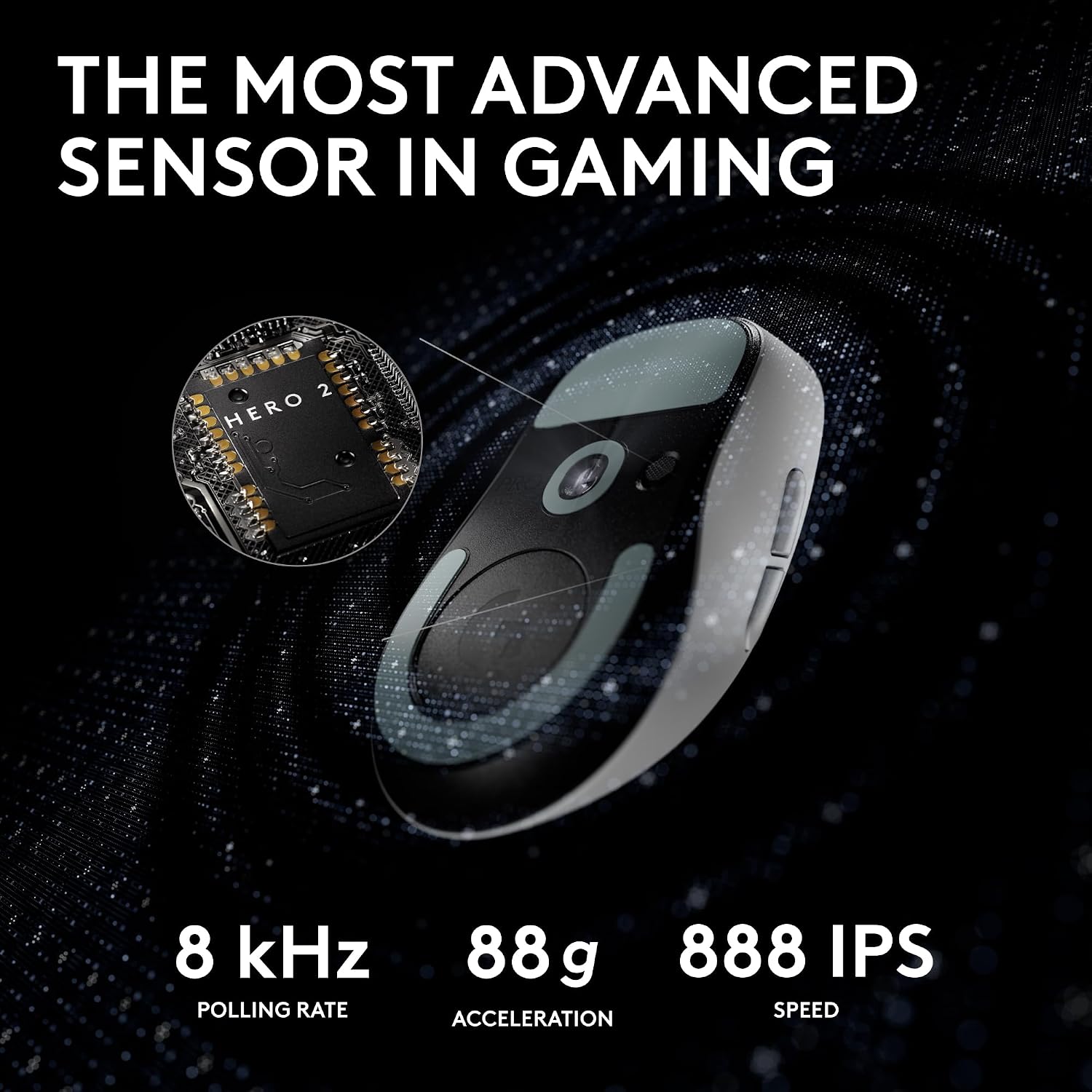 Detalle de Logitech G PRO X Superlight 2 Wireless Gaming Mouse – 60 g Pro-Grade Lightweight Precision