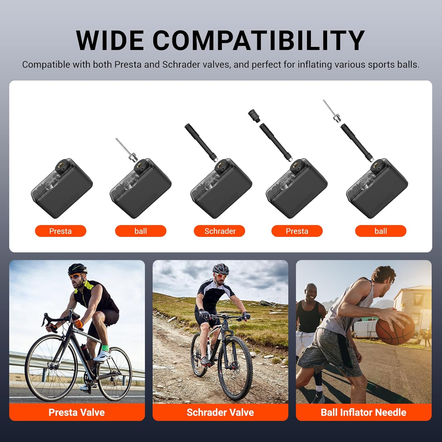 Thumbnail 5 de COOSPO X1 Mini Electric Bike Pump