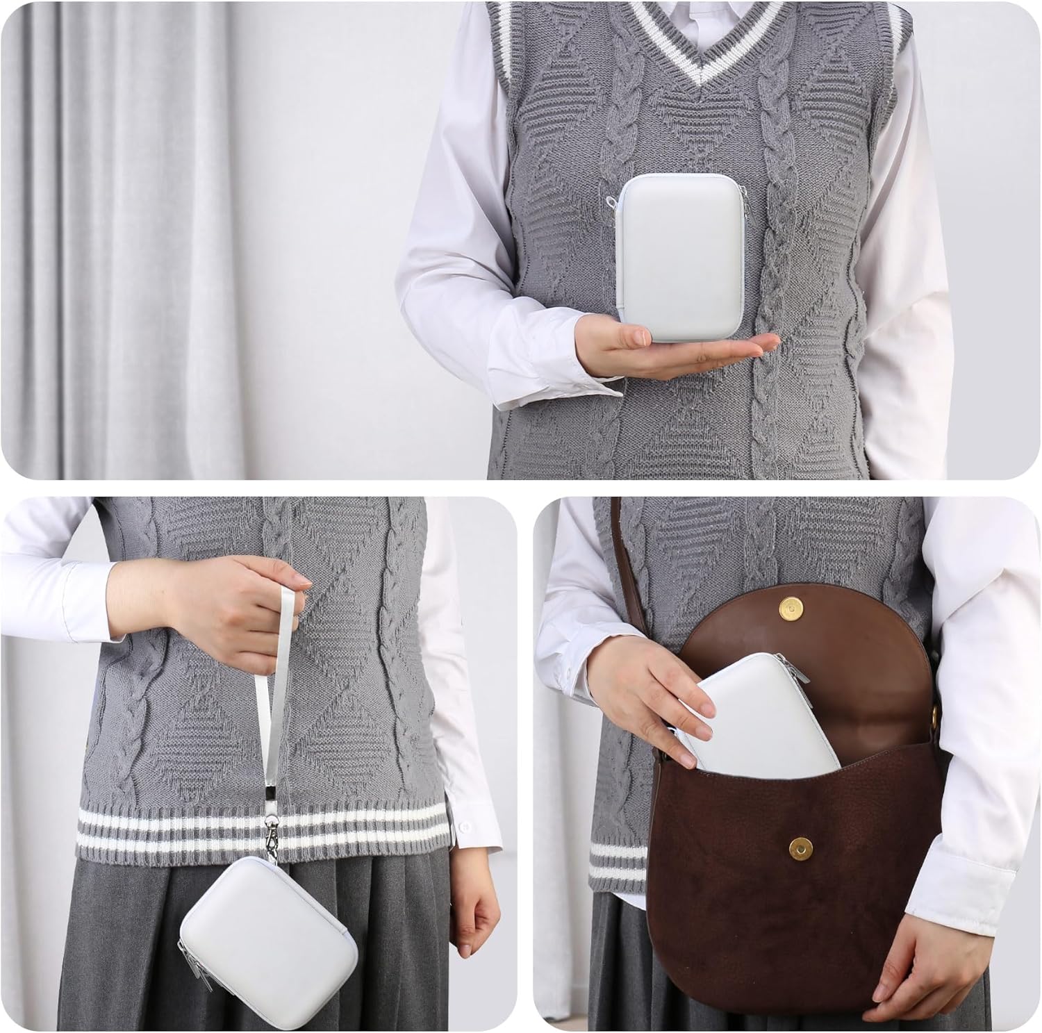 Thumbnail 1 de RAIALL Carrying Case for Canon IXUS 185/285 and Sony Cybershot DSC-W830 – Durable Hard Shell Travel Case