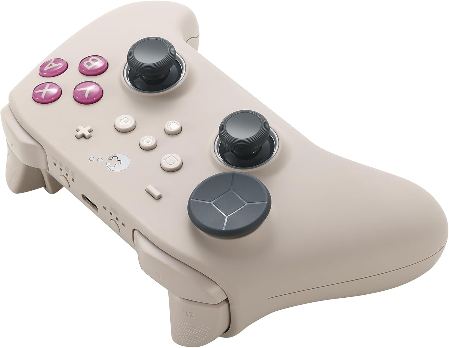Detalle de GuliKit TT Pro Wireless Game Controller: Retro Brown, Bluetooth & Hyperlink Adapter