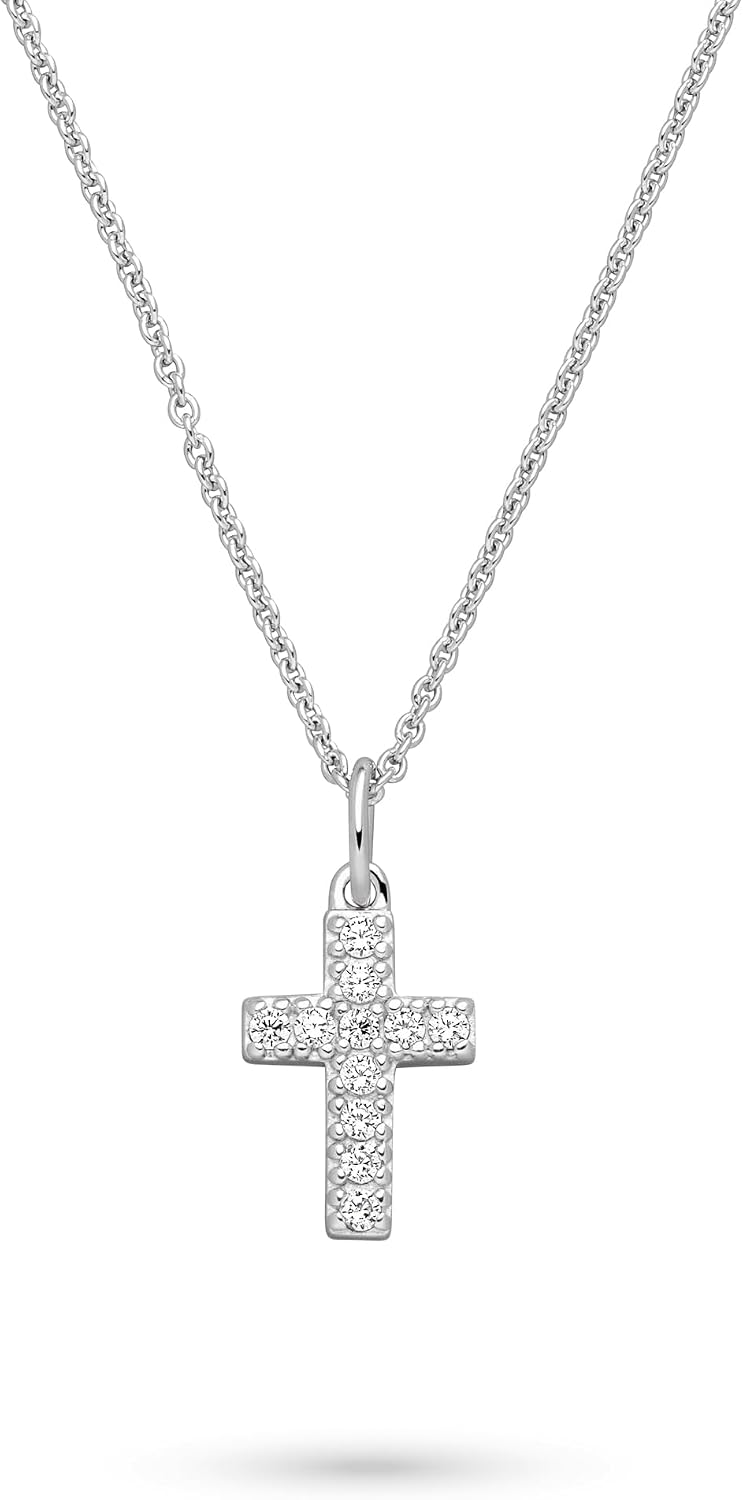 Thumbnail 3 de s.Oliver Damen Schmuck – Halskette, Armband, Ohrringe & Creolen aus Silber mit Kreuzanhänger