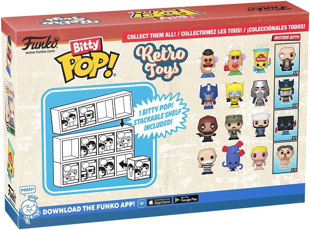 Thumbnail 2 de Funko Bitty Pop! 4 Pack 75448 G.I. Joe Vinyl Mini Figures with Display