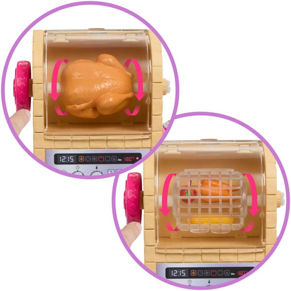 Detalle de Barbie JCT06 Teresa Fashion Doll & Kitchen Playset with 20+ Accessories