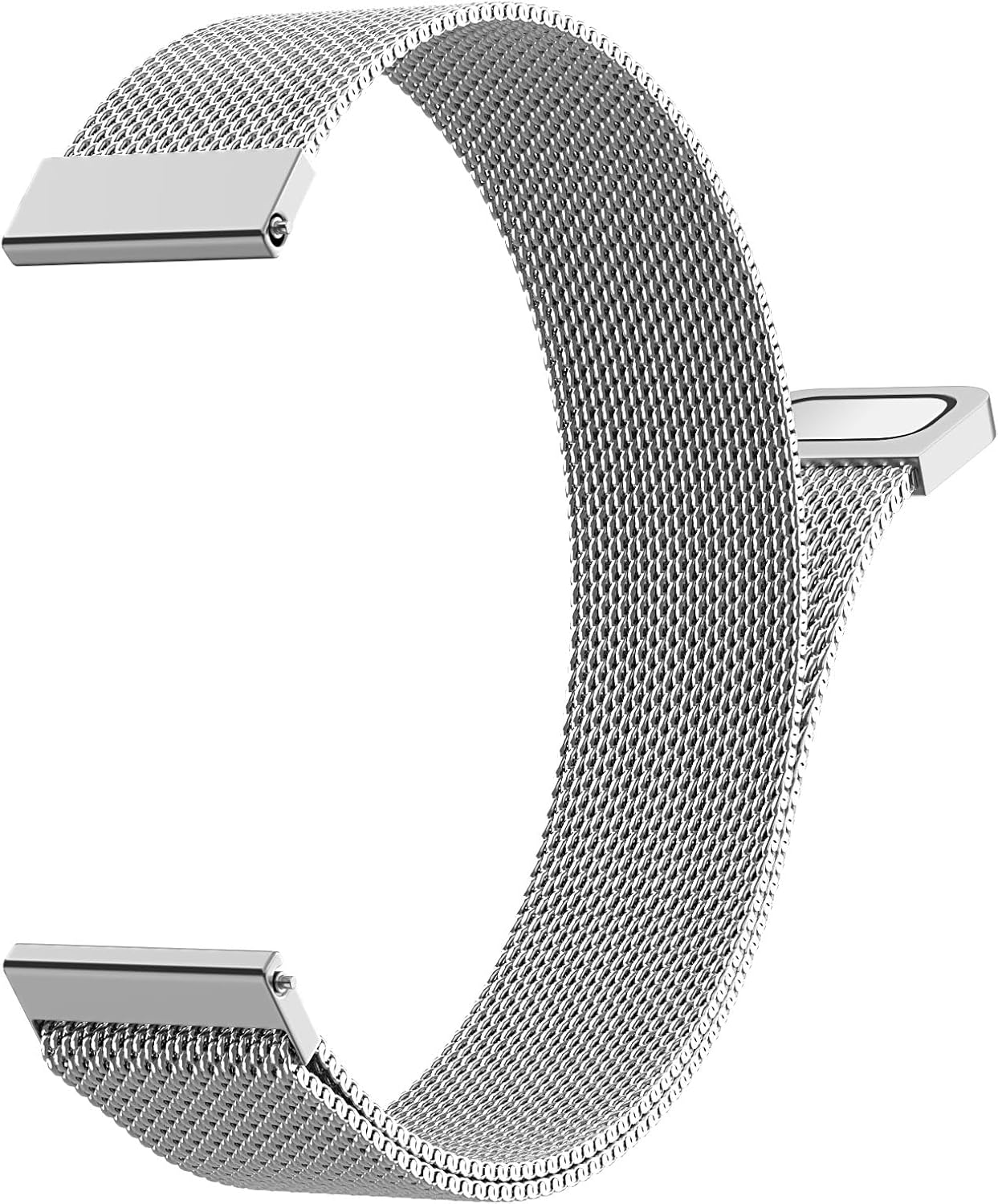 Detalle de Astorgos Stainless Steel Mesh Watch Band for Garmin (18/20/22mm) – Quick Release