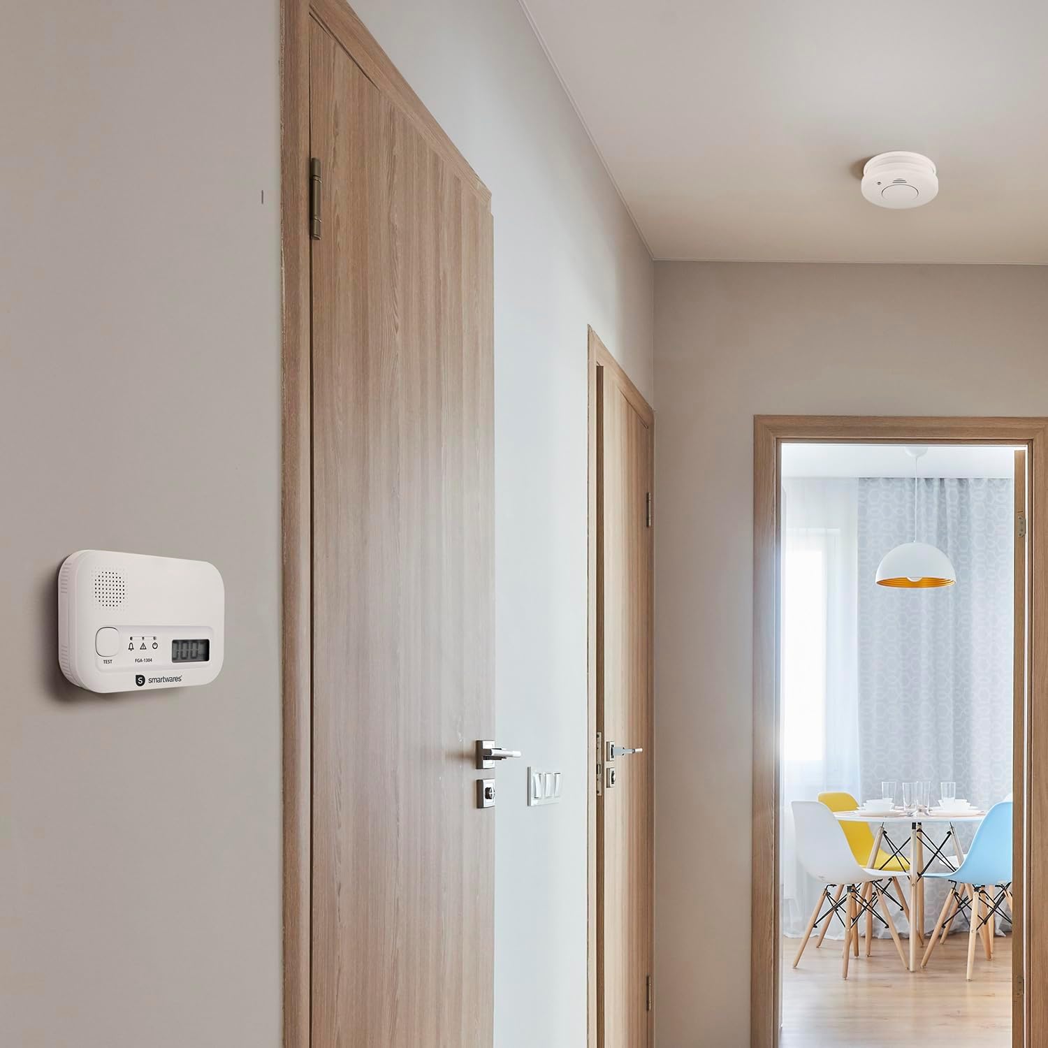 Thumbnail 1 de Smartwares Sicherheit Set FSE-19204: Rauchmelder und CO-Melder mit 10-Jahres-Batterie-Konzept