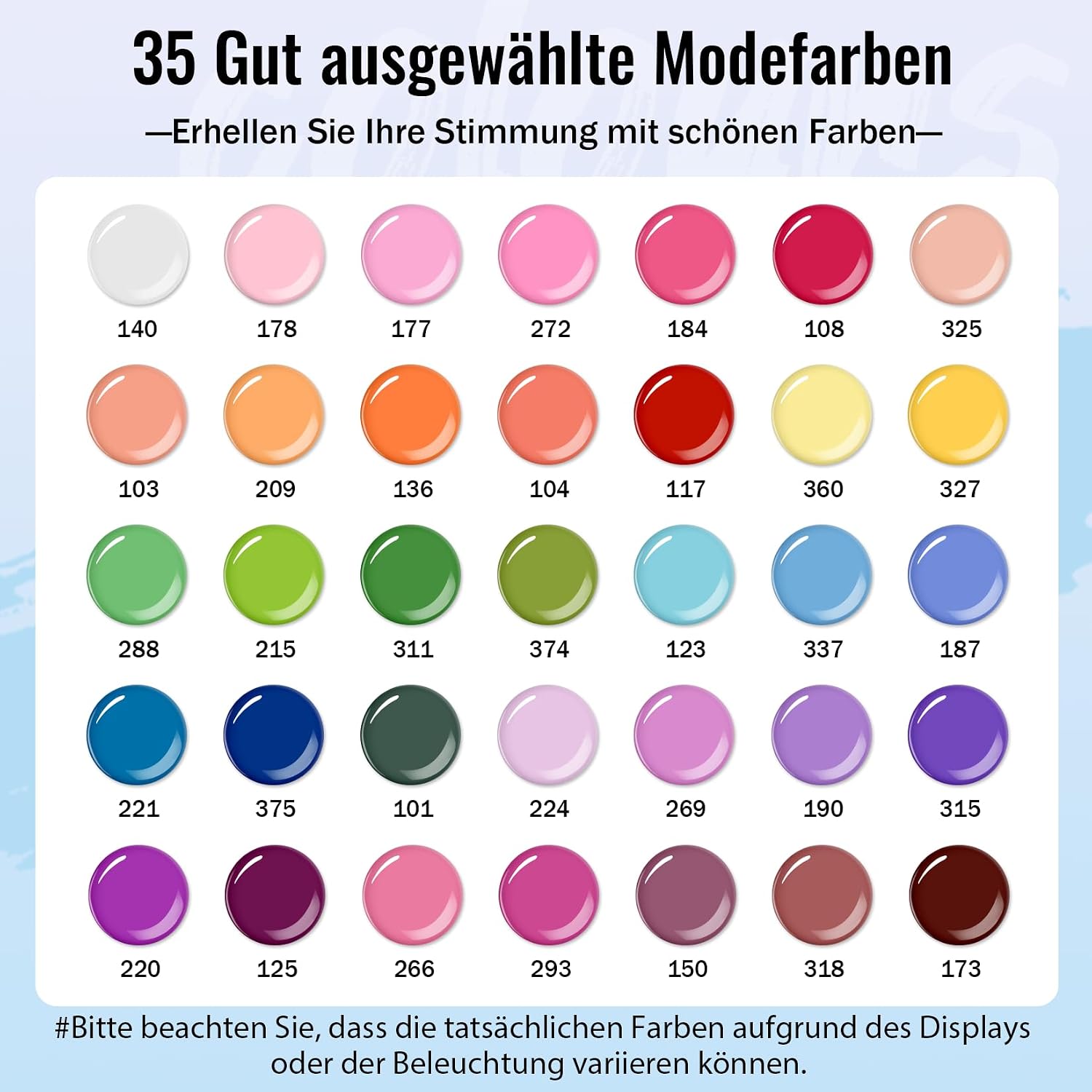 Thumbnail 1 de VANREESA U V Nagellack-Set: Gelnägel Starterkit mit 48W Lampe, elektrischem Fräser und 35 Farben