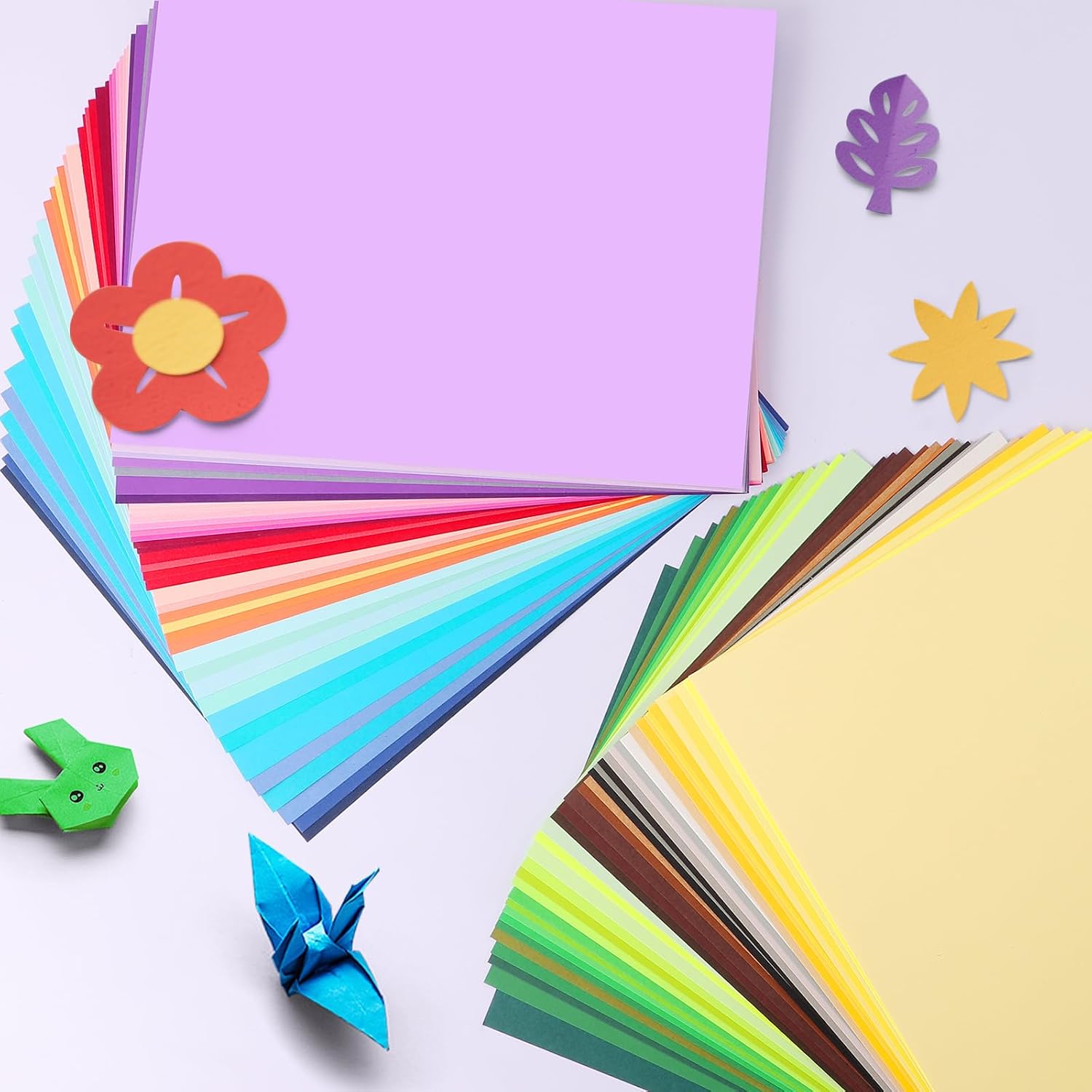 Detalle de TUXIYA Colored Cardstock, 320 Sheets, 80 Colors, 8.5 x 11 Inches