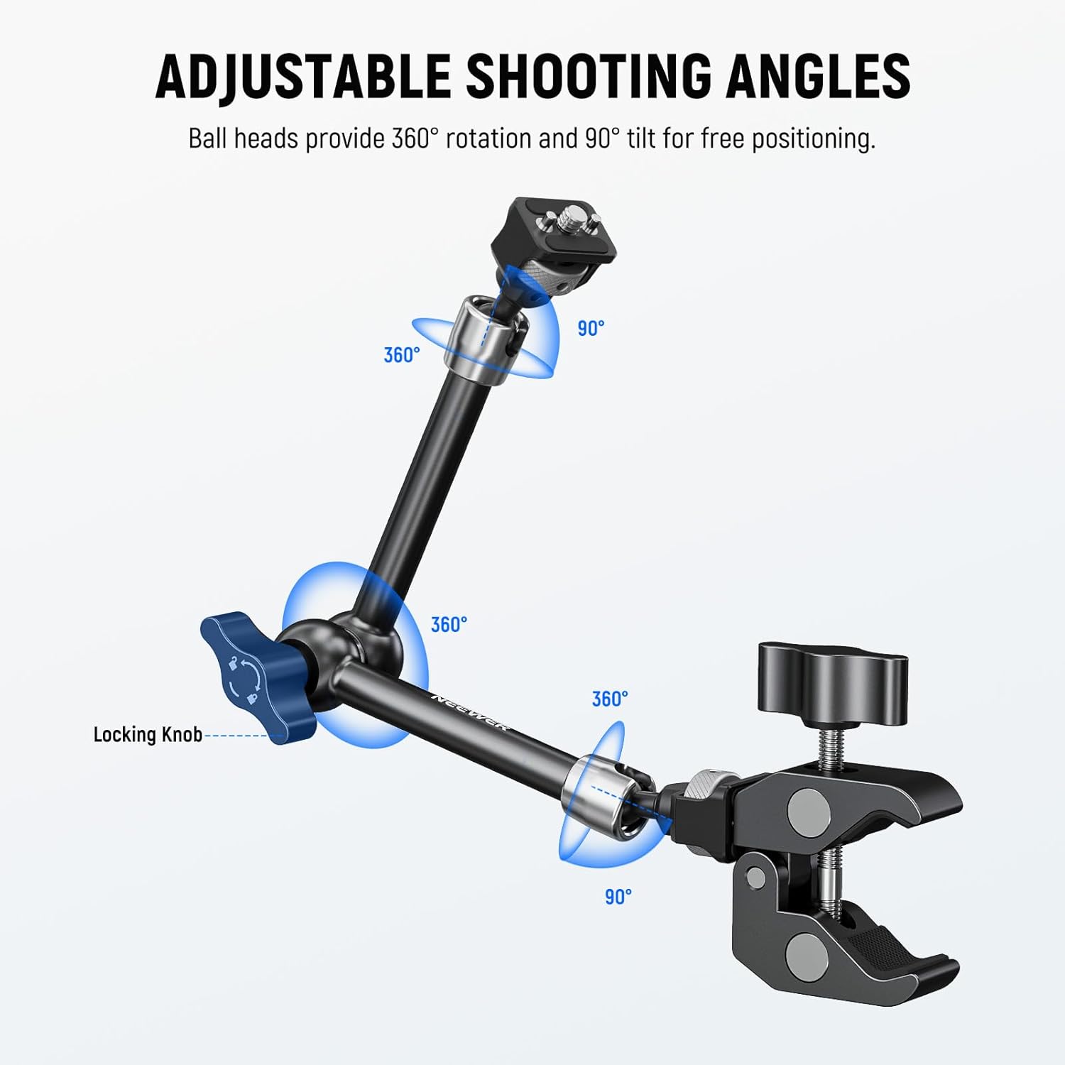 Detalle de NEEWER ST16C articulating arm