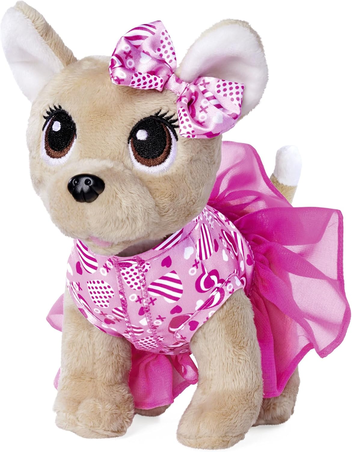 Thumbnail 1 de Simba 105890055 ChiChi LOVE – plyschchihuahua med rosa klänning och hjärtväska