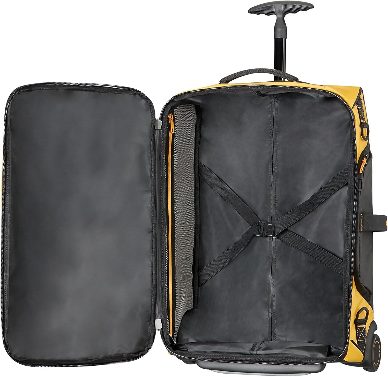 Detalle de Samsonite Paradiver Light - Borsone/Zaino con 2 Ruote, 55 cm, 51 L, Giallo