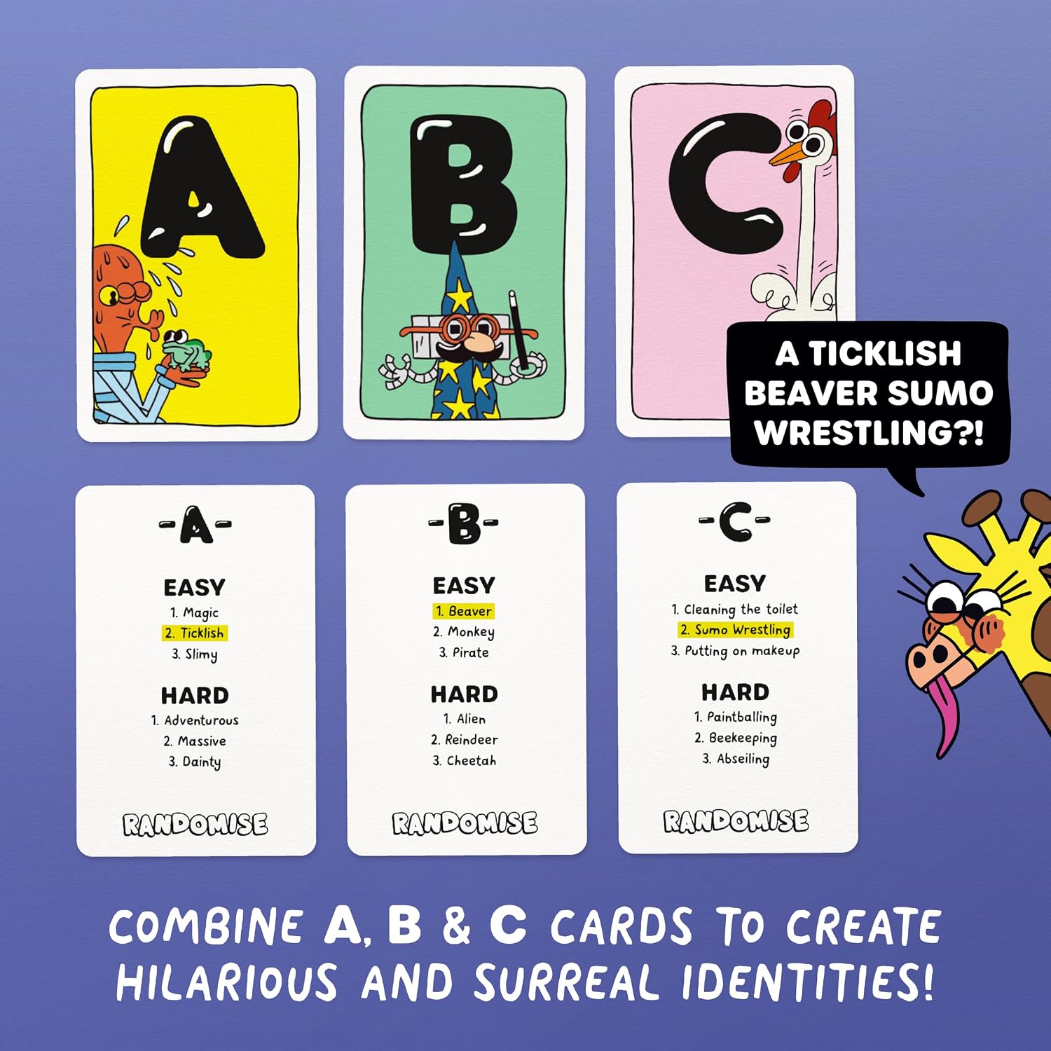 Thumbnail 3 de Randomise: The pocket-sized party game of acting, drawing and describing