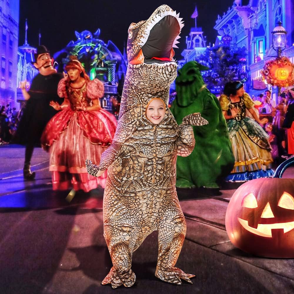 Thumbnail 2 de KOOY Inflatable Dinosaur Costume, Kids’ T-Rex, Waterproof Polyester