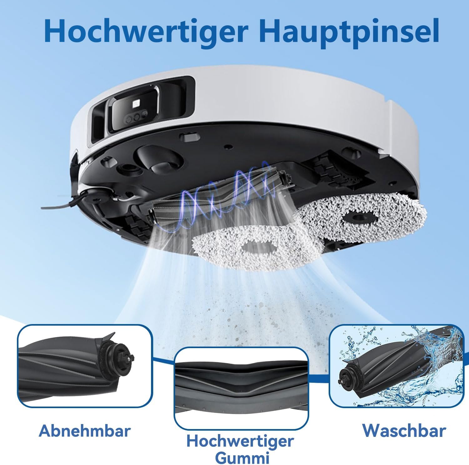 Detalle de howekuze Zubehör für Dreame L10s 1 Hauptbürste