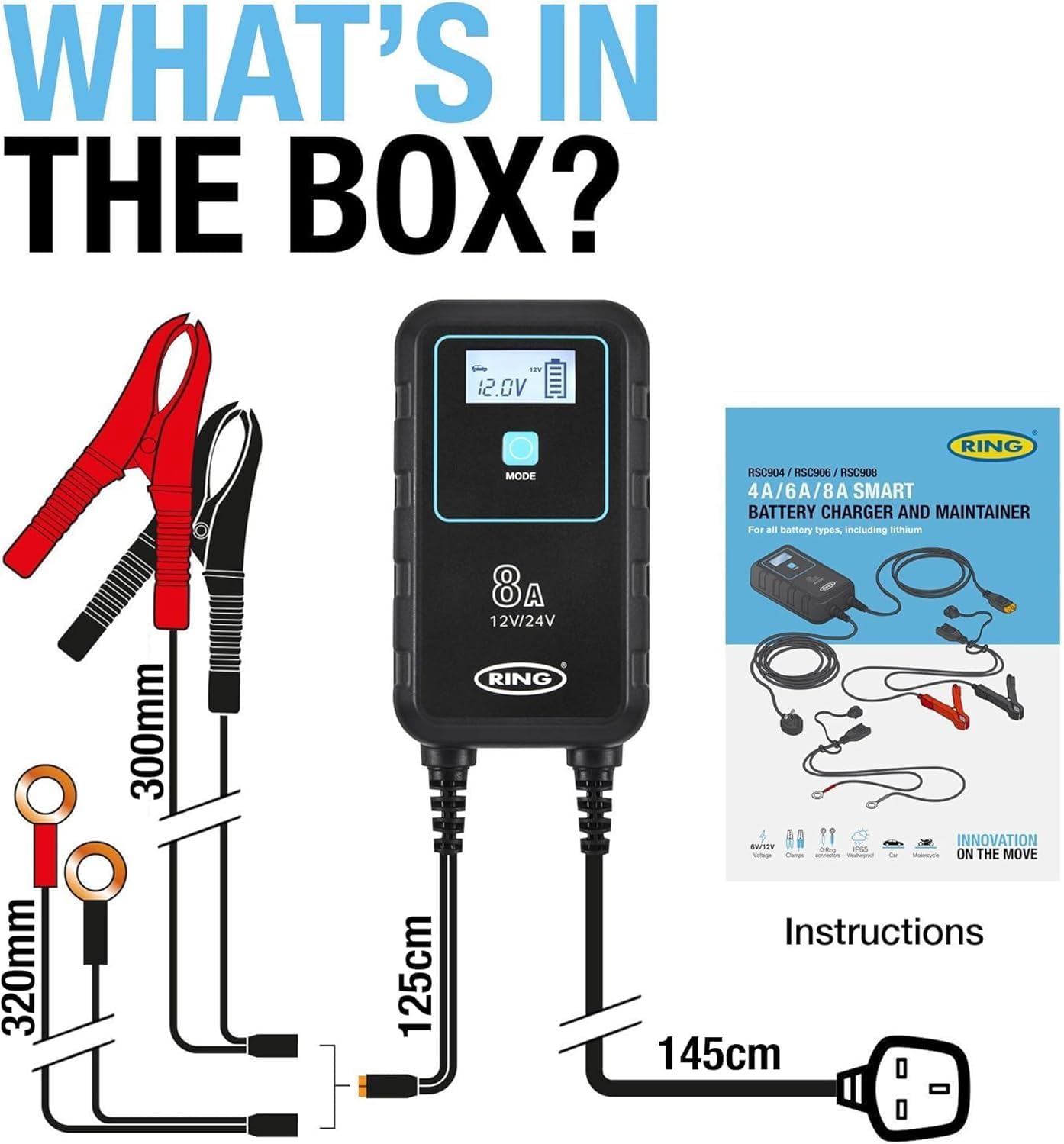 Thumbnail 1 de RING SMARTCHARGE 8A car battery charger 8A