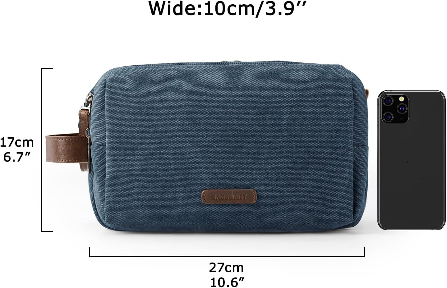 Thumbnail 5 de BAGSMART Toiletry Bag 10.6 in canvas