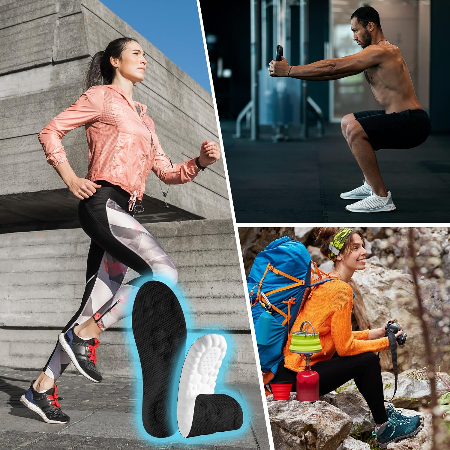 Detalle de Orders My 4D Cloud Steppers Insoles: Cloud-Soft Comfort with 4D Memory Foam for Everyday Support