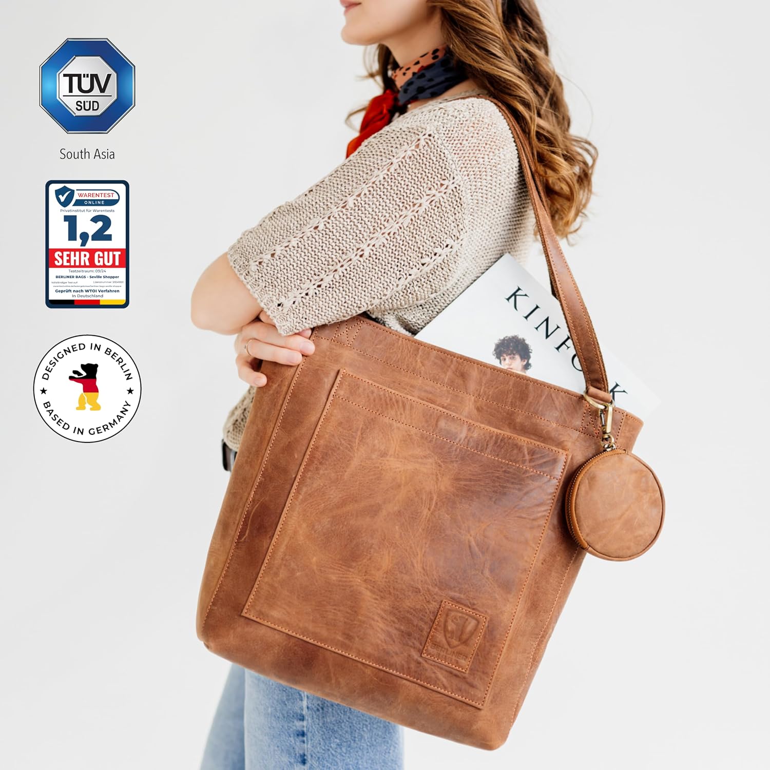 Thumbnail 2 de Berliner Bags Seville Bolso Shopper 35×40×11 cm
