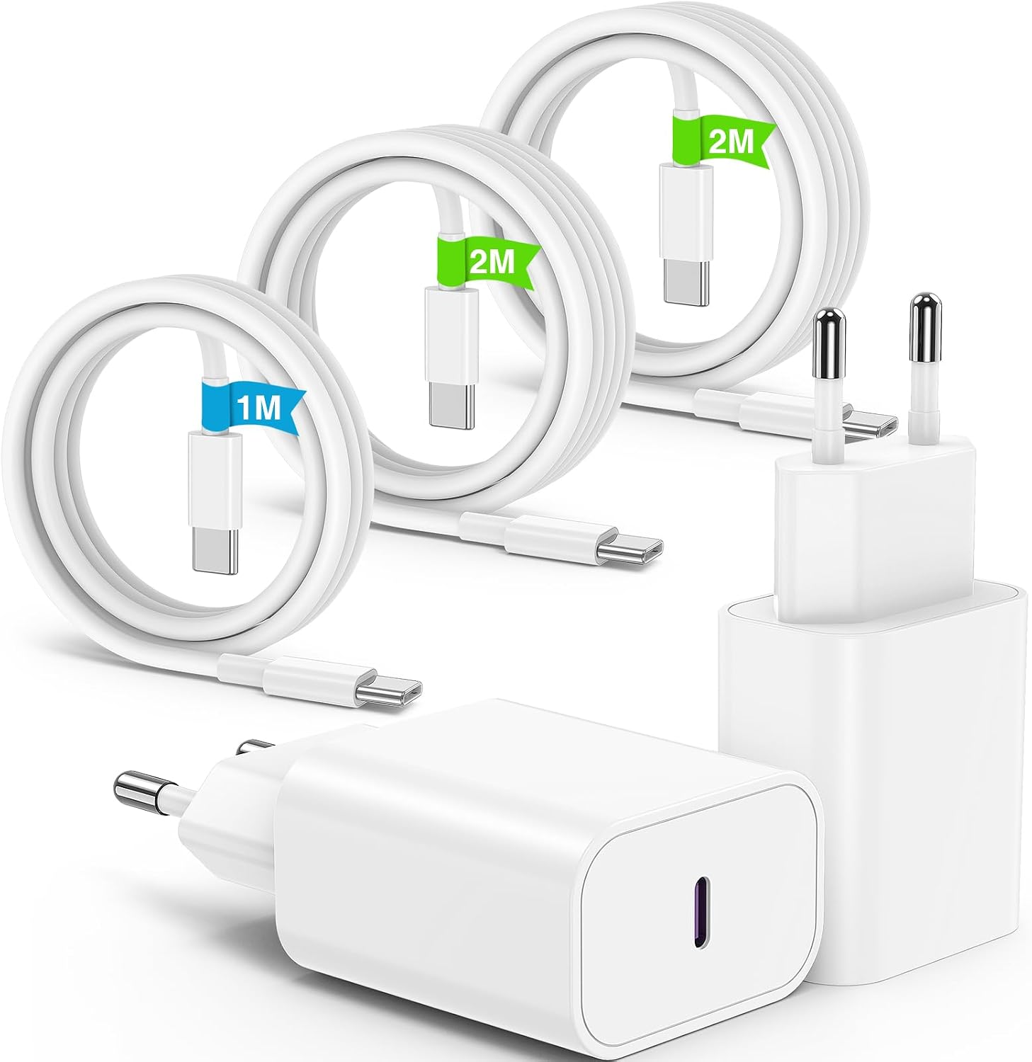 Detalle de 2Pack USB C Ladegerät 20W