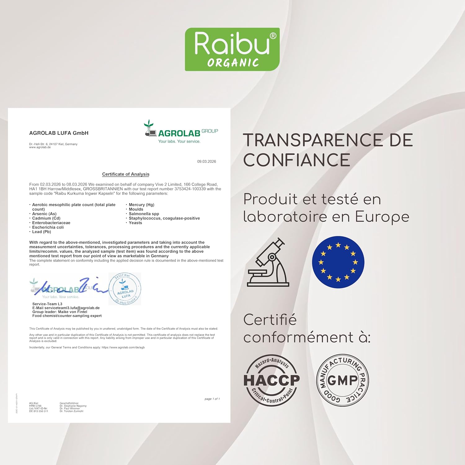 Thumbnail 4 de Raibu Curcuma gingembre 4500 mg