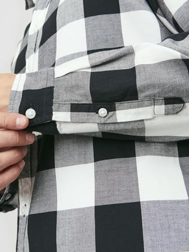 Detalle 2 de JACK & JONES Jjegingham Camisa Twill L/S Noos, XL 👔