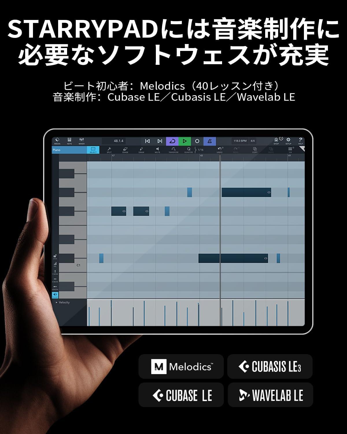 Thumbnail 6 de Donner STARRYPAD MIDIパッドコントローラー 16パッド・7色バックライト・USB Type-C