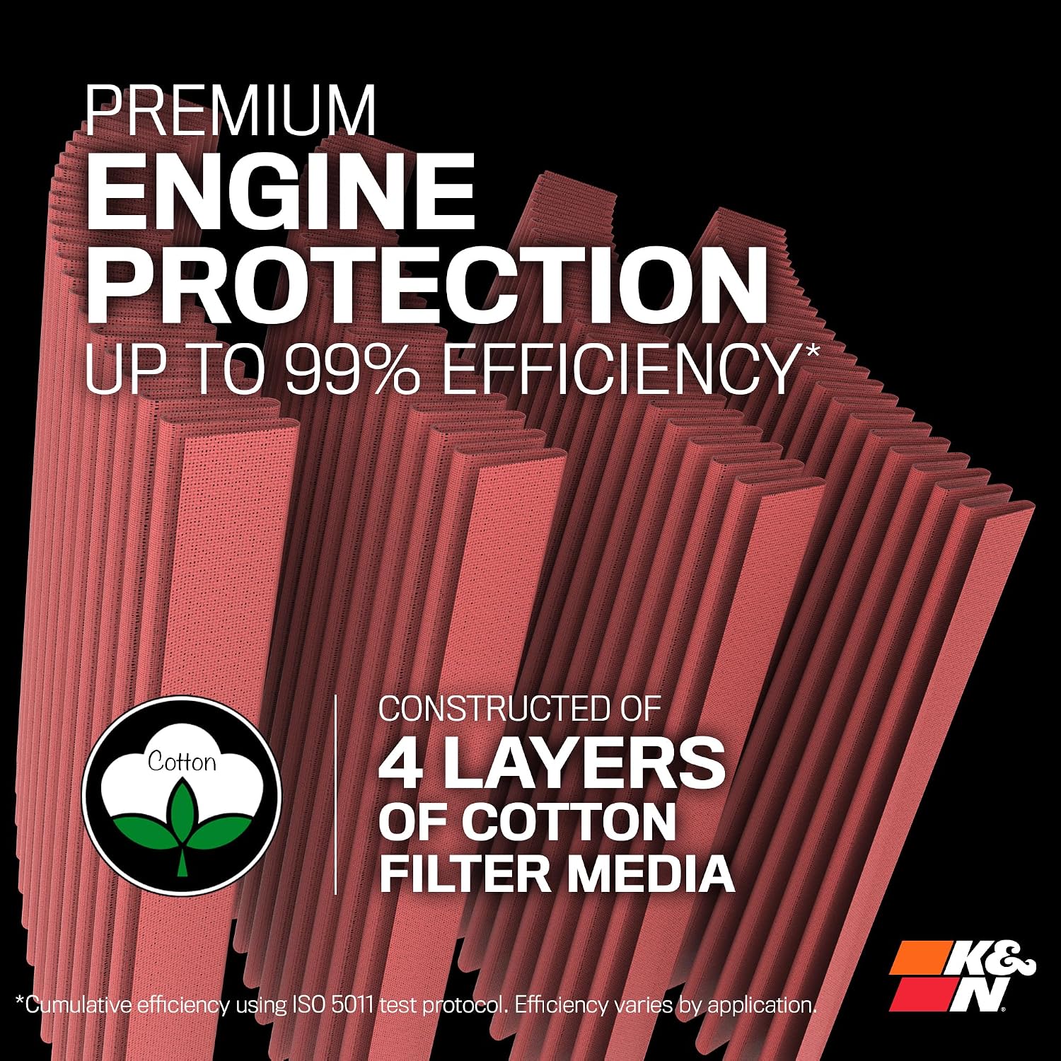Thumbnail 3 de K&N Engine Air Filter YA-1210