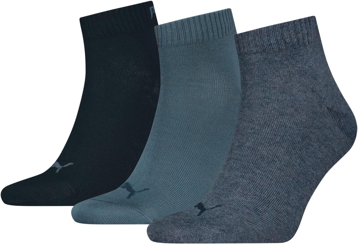 Thumbnail 6 de Chaussettes PUMA Quarter en coton recyclé – lot de 3