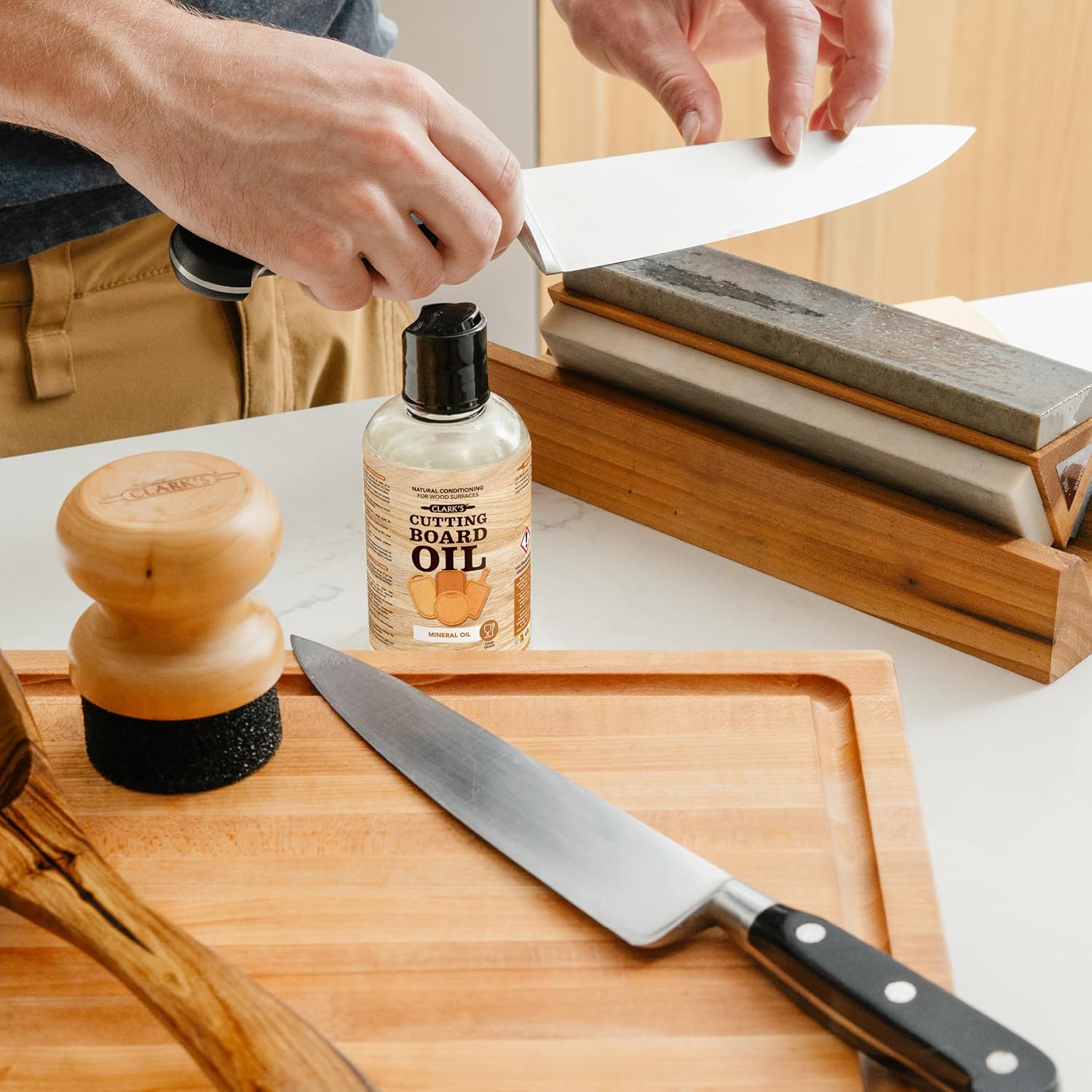 Thumbnail 4 de CLARK'S Mineral Oil, 8 oz for Wood Cutting Boards ⚙