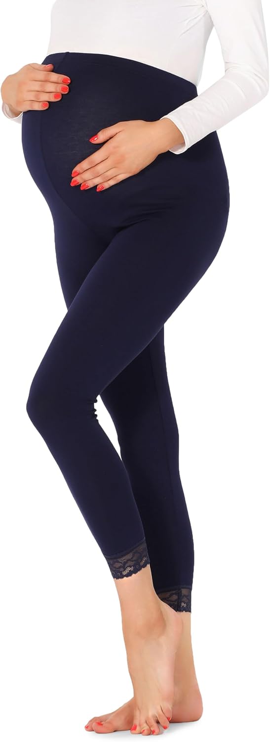 Thumbnail 5 de Be Mammy Leggings Premaman 7/8 BE20-262: comfort e supporto per la gravidanza