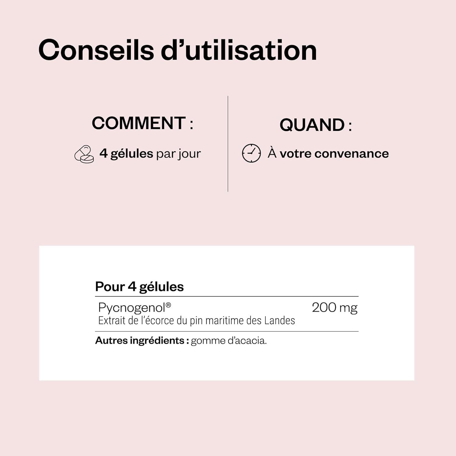 Thumbnail 5 de Pycnogenol® – Extrait de pin maritime, 60 gélules ⚙