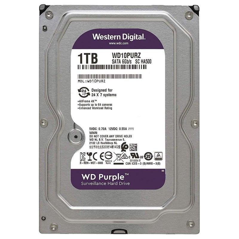 Thumbnail 1 de Western Digital WD Purple 1TB 3.5" SATA3 para videovigilancia 24/7