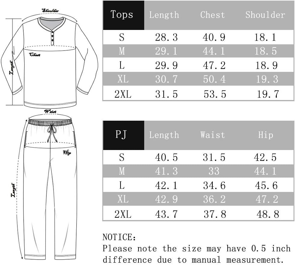 Thumbnail 6 de U2SKIIN Couple Plaid Pajama Sets for Men and Women, Soft and Warm