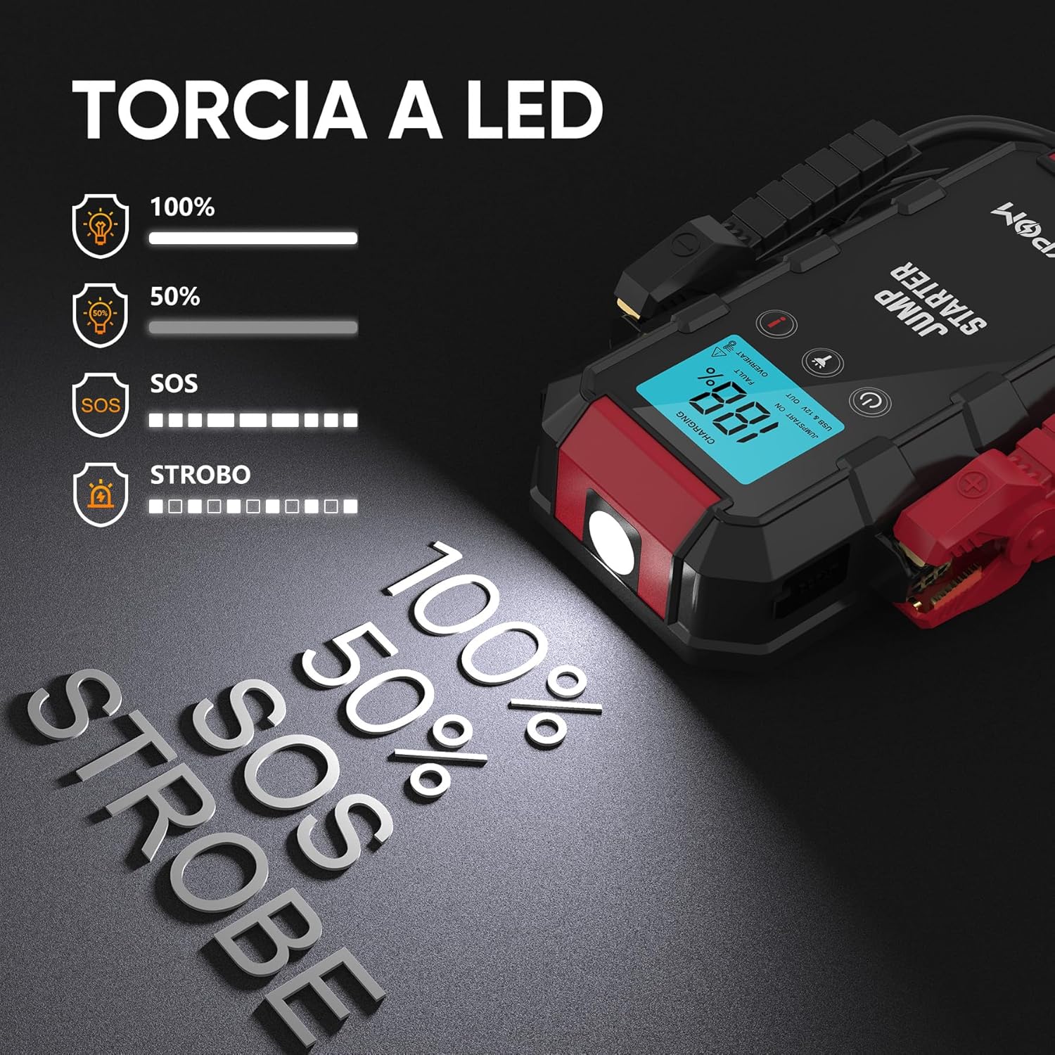Detalle 2 de SYPOM Avviatore Batteria Auto 6000A