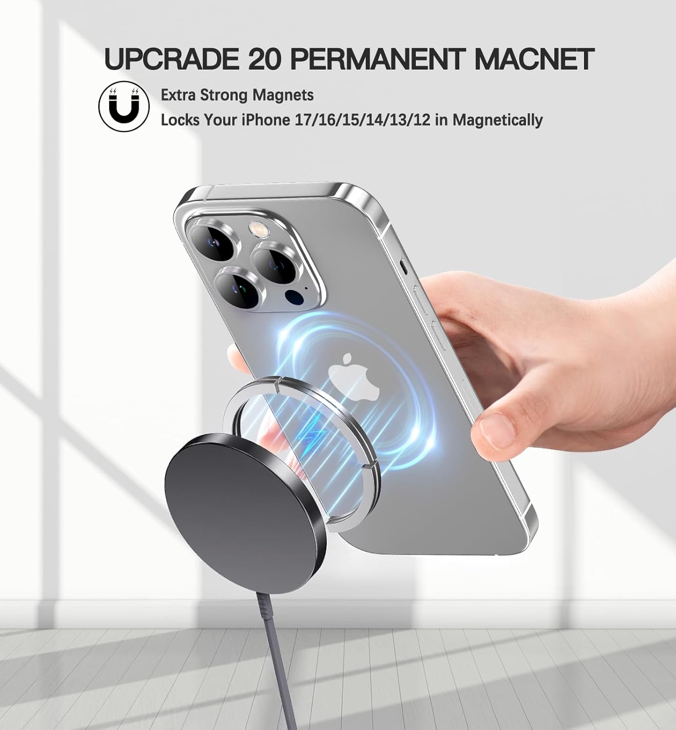 Thumbnail 3 de OANDYS MagSafe Charger 2 Pack: 15W Fast Magnetic Wireless Chargers for iPhone 17–12 Series and AirPods