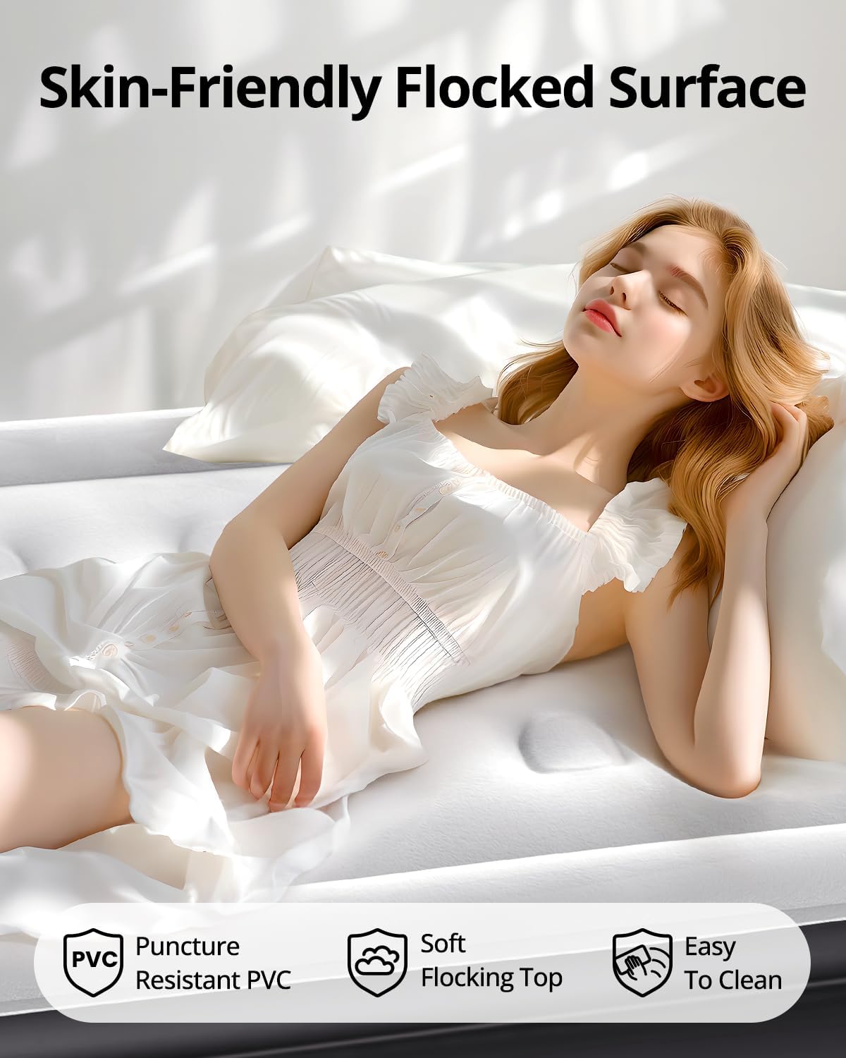 Detalle de Airefina Single Airbed 190×99×46 cm