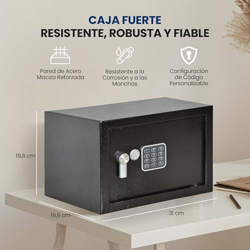 Thumbnail 2 de SereneLife Coffre-Fort Électronique – 31x20x20 cm