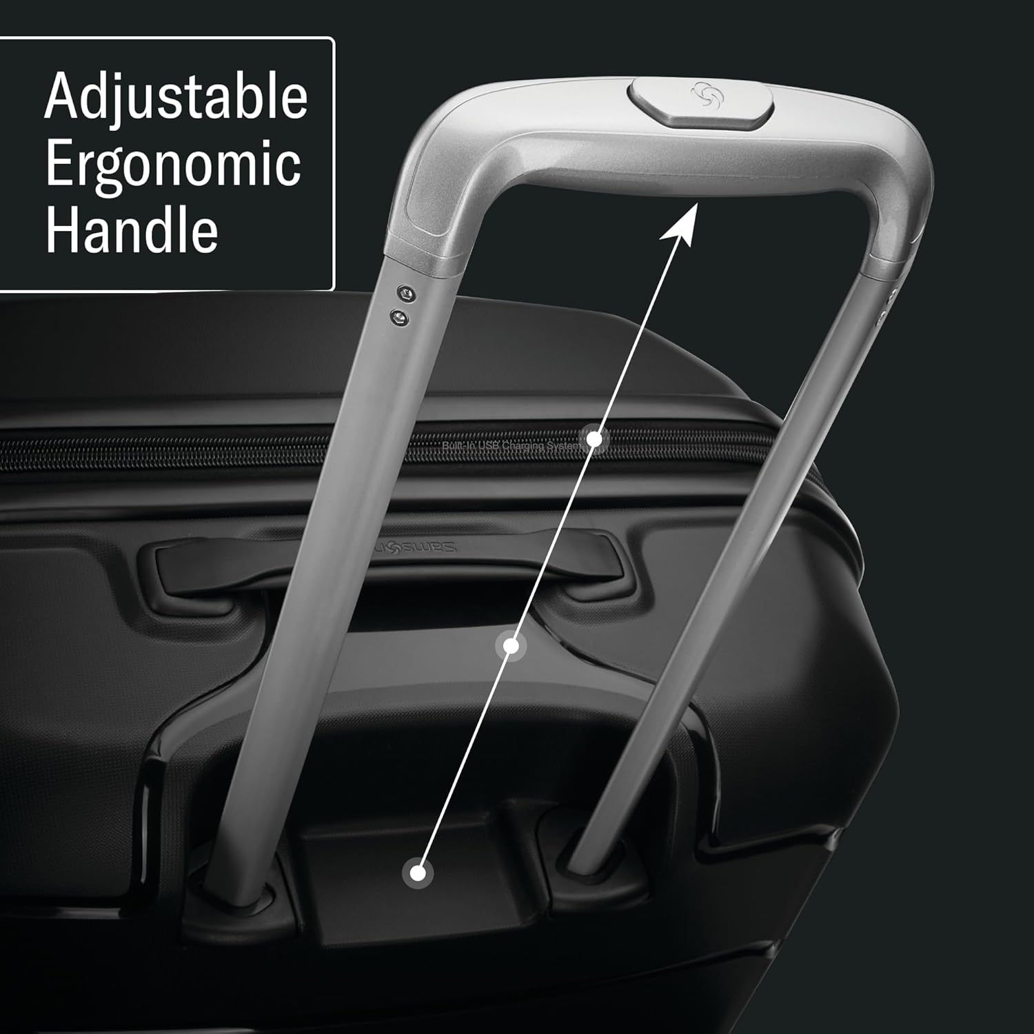 Detalle de Samsonite Freeform Hardside Carry-On with Spinner Wheels