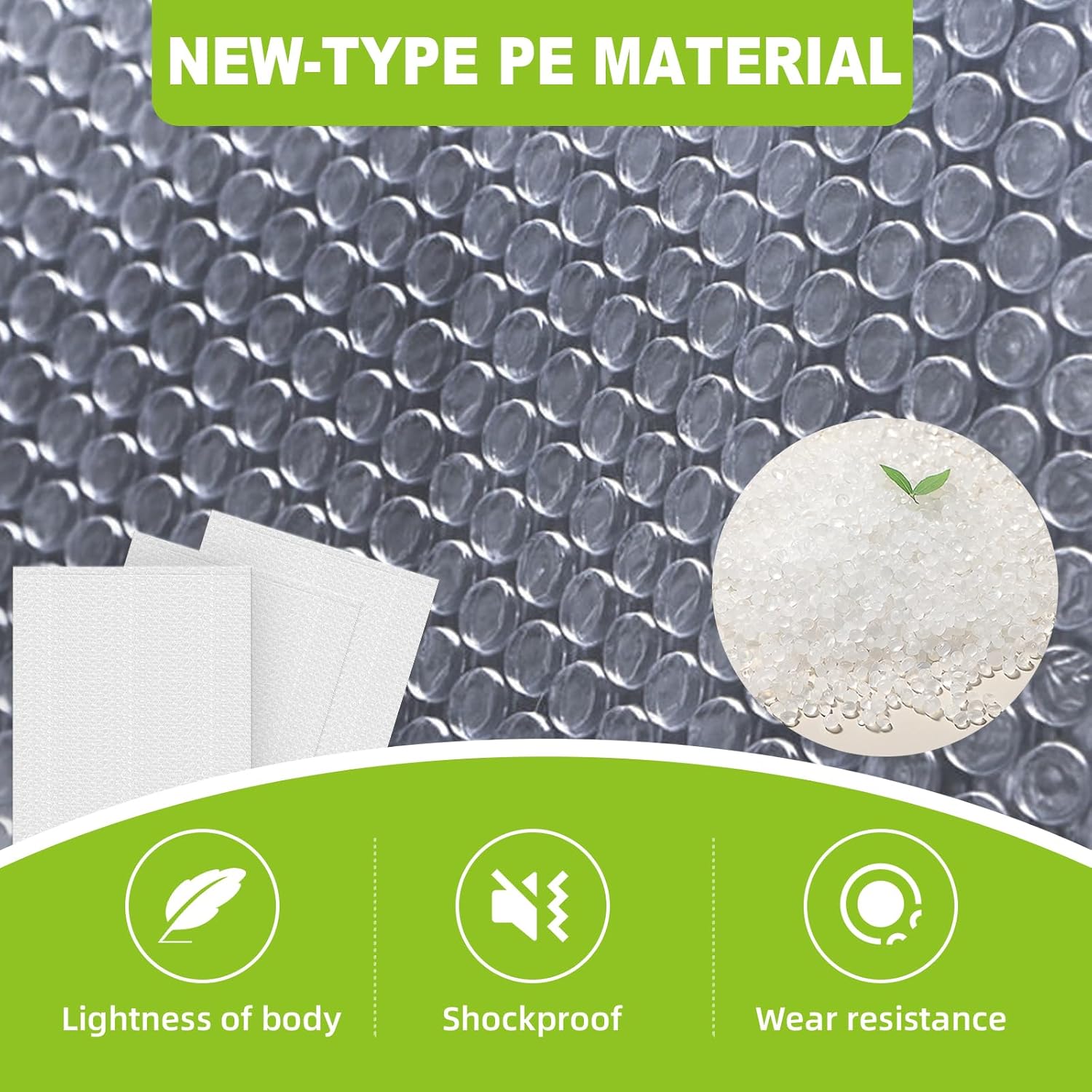 Thumbnail 1 de High-PQ 100 Pack Small Bubble Pouch Wraps (7.6x10cm) – Clear double-layer cushioning bags for shipping & storage