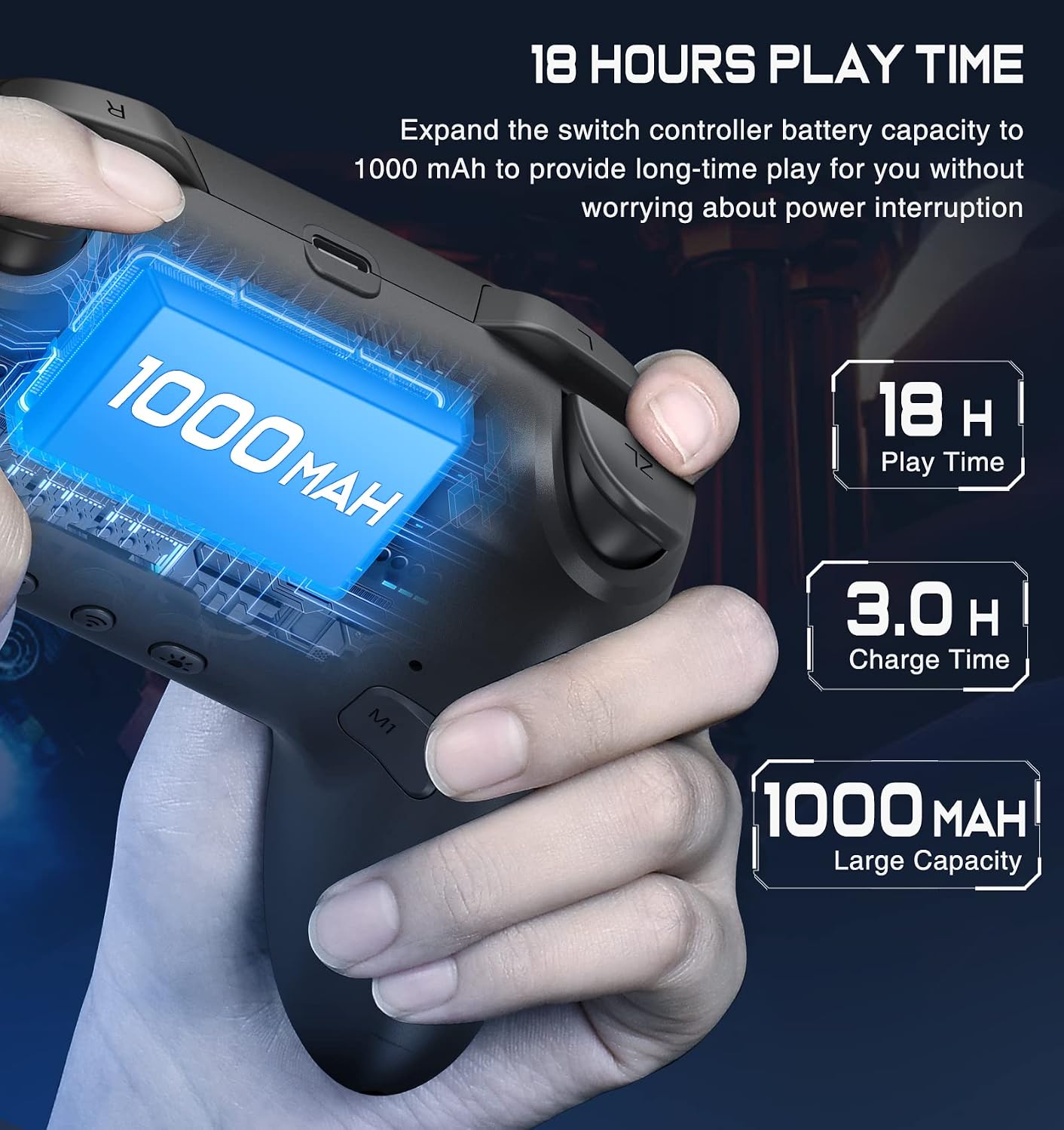 Thumbnail 6 de Wireless Switch Controller 1000mAh