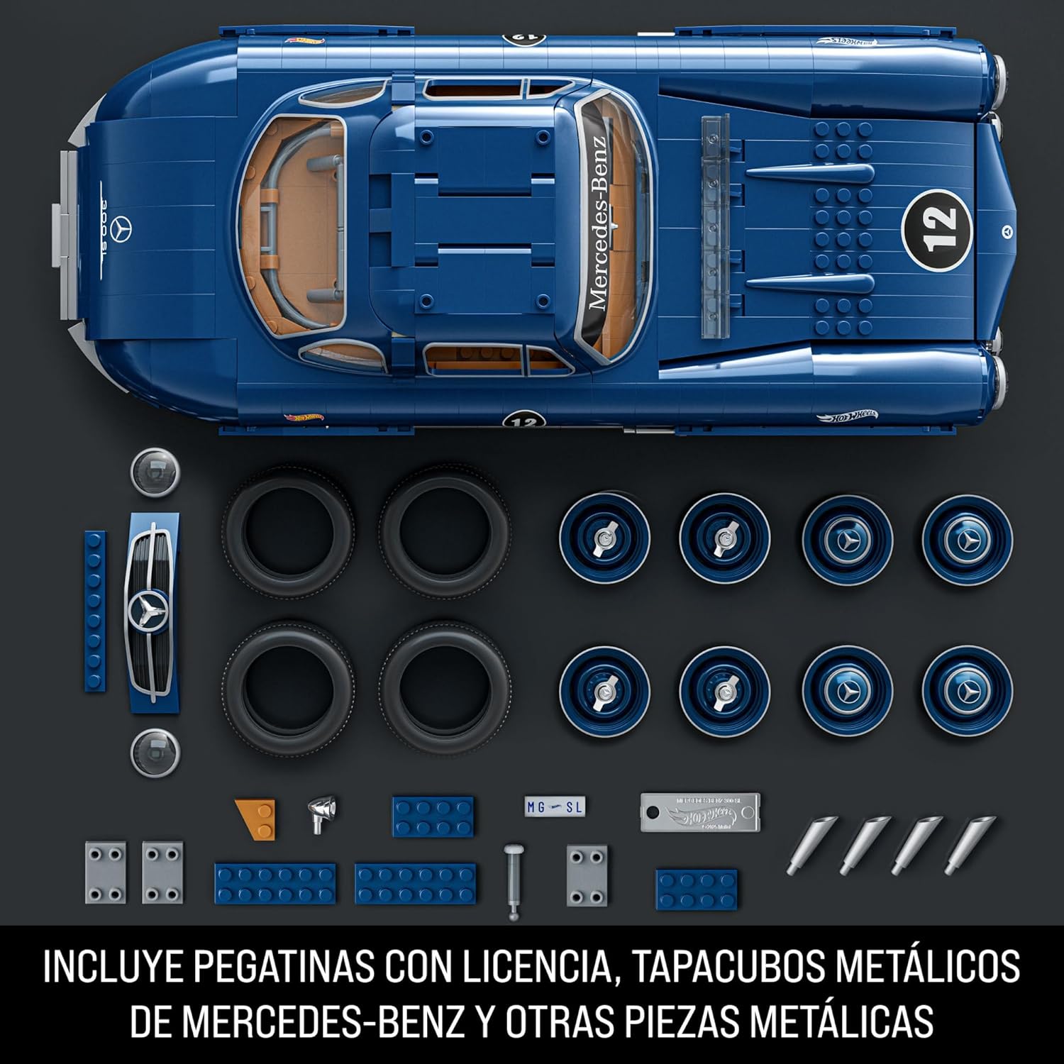 Thumbnail 3 de Mattel Brick Shop Mercedes 300 SL 1:12