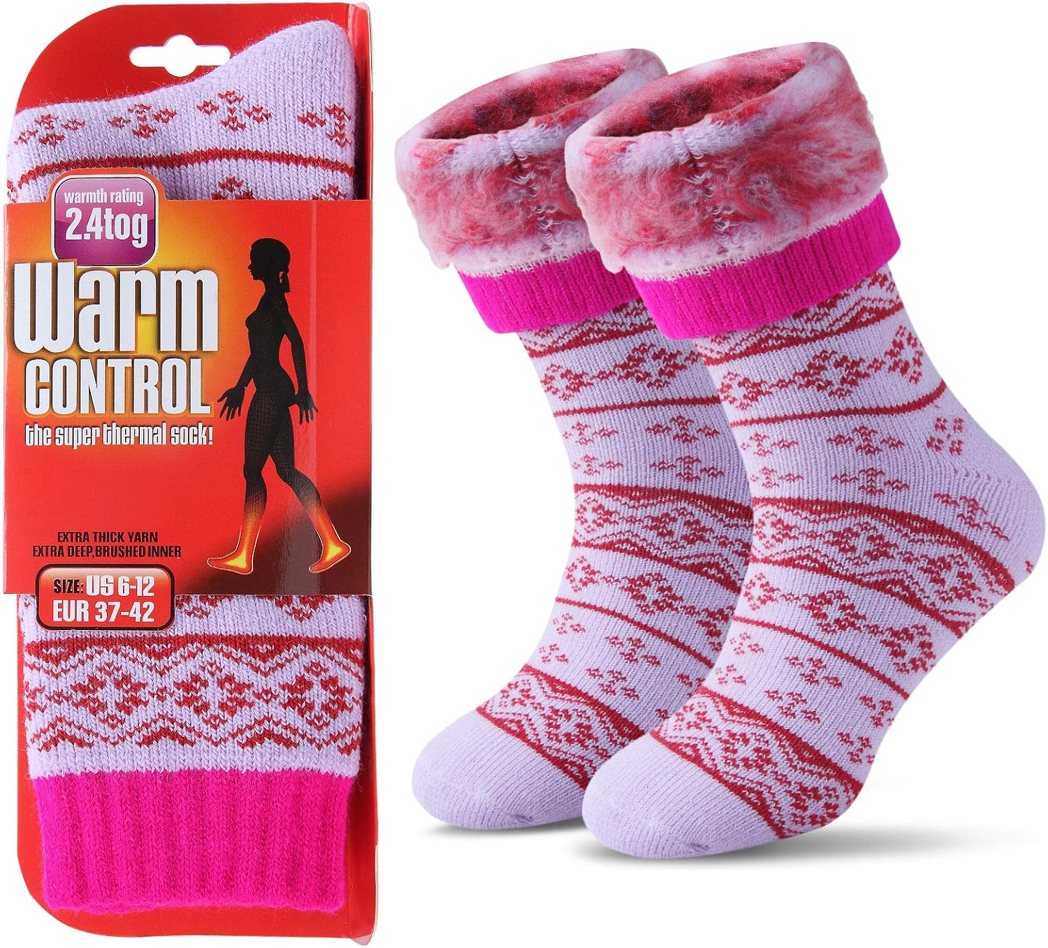 Detalle de JARSEEN Calze di lana termiche spesse unisex