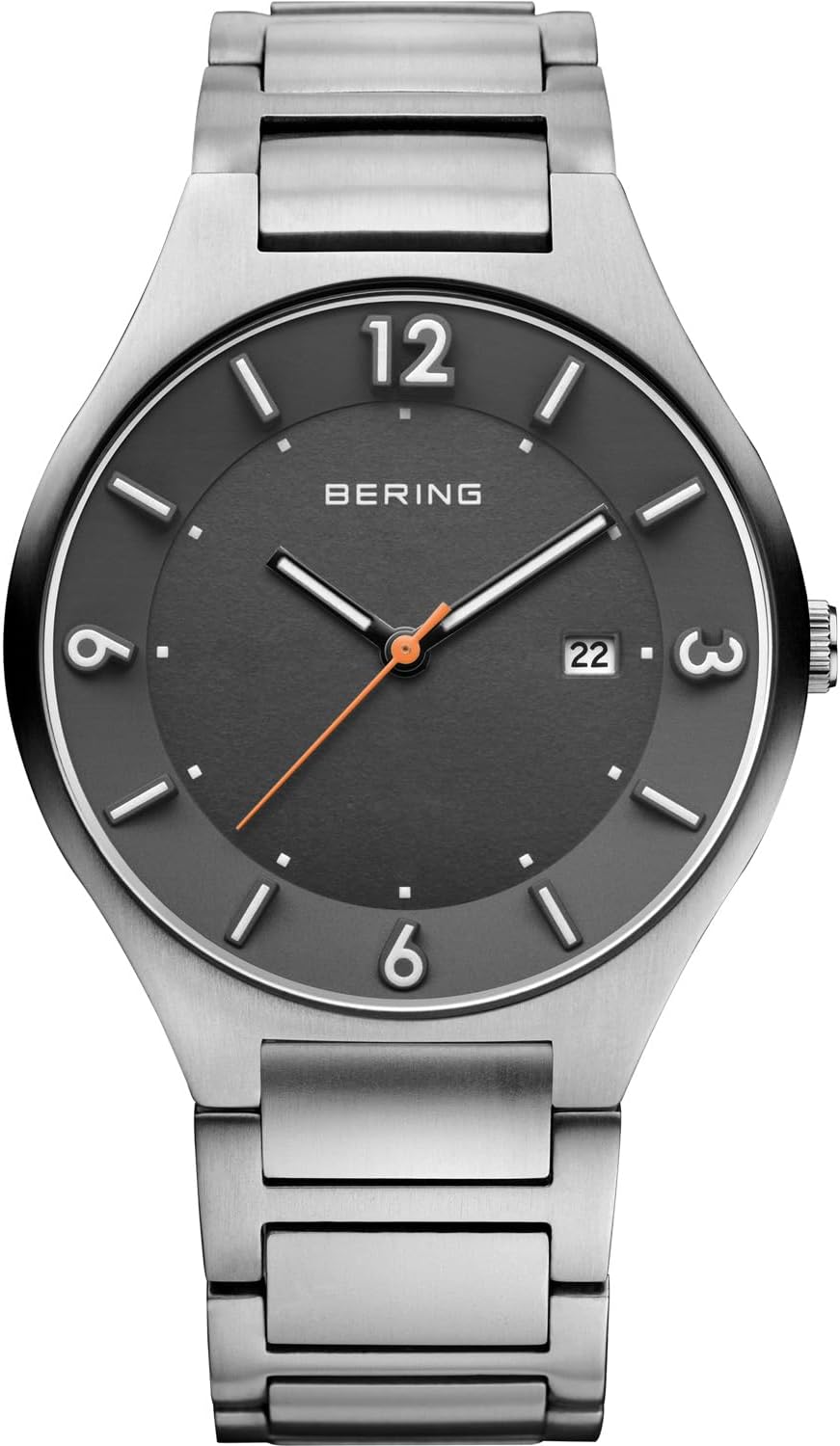 Thumbnail 6 de BERING Herren Quarz Uhr 11938 – 40 mm Edelstahlgehäuse, Saphierglas & Milanaisearmband