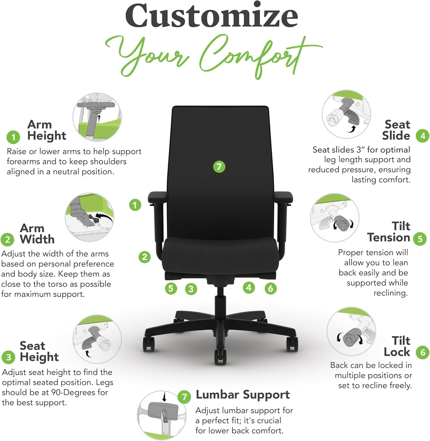 Thumbnail 4 de HON Ignition 2.0 Task Chair 💺