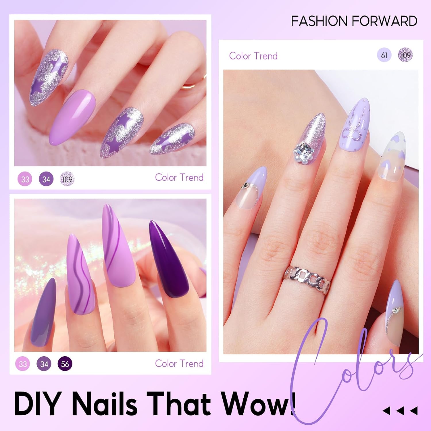 Thumbnail 4 de PEACECOLOR Vernis Gel UV 6 pièces