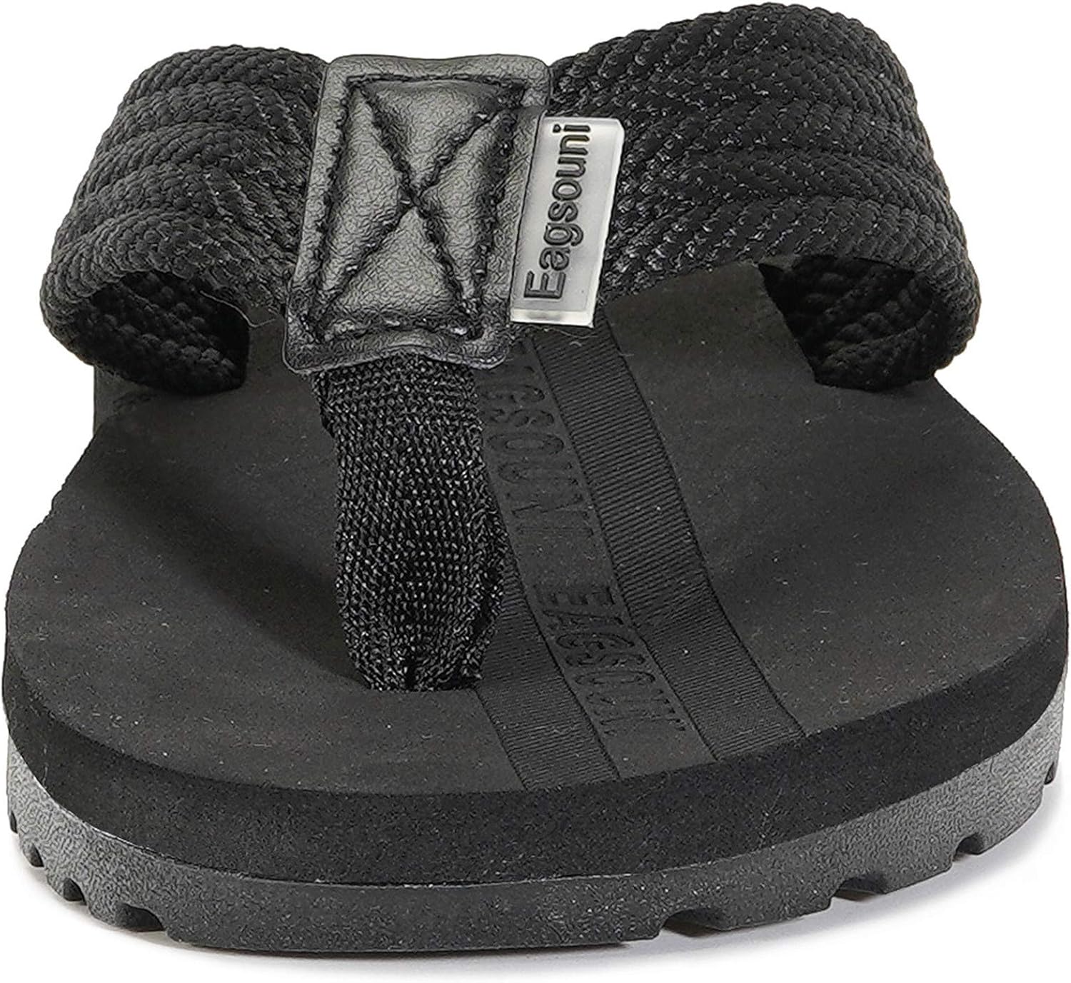 Thumbnail 4 de Damen & Herren Zehentrenner Sommer Flip Flops – zweifarbiges Obermaterial, PVC-Sohle