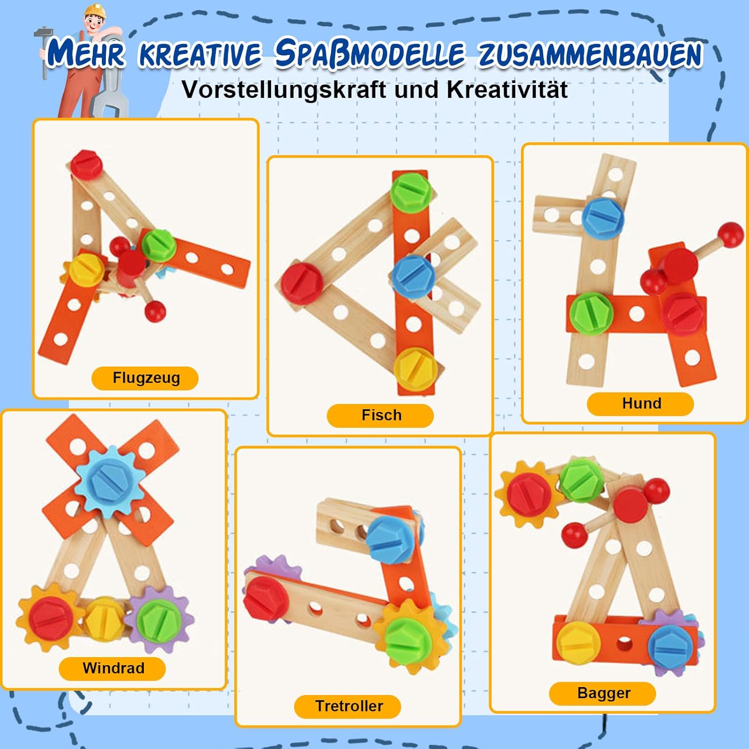 Thumbnail 4 de Kinder Werkbank Set Holzwerkzeug ab 3 Jahre