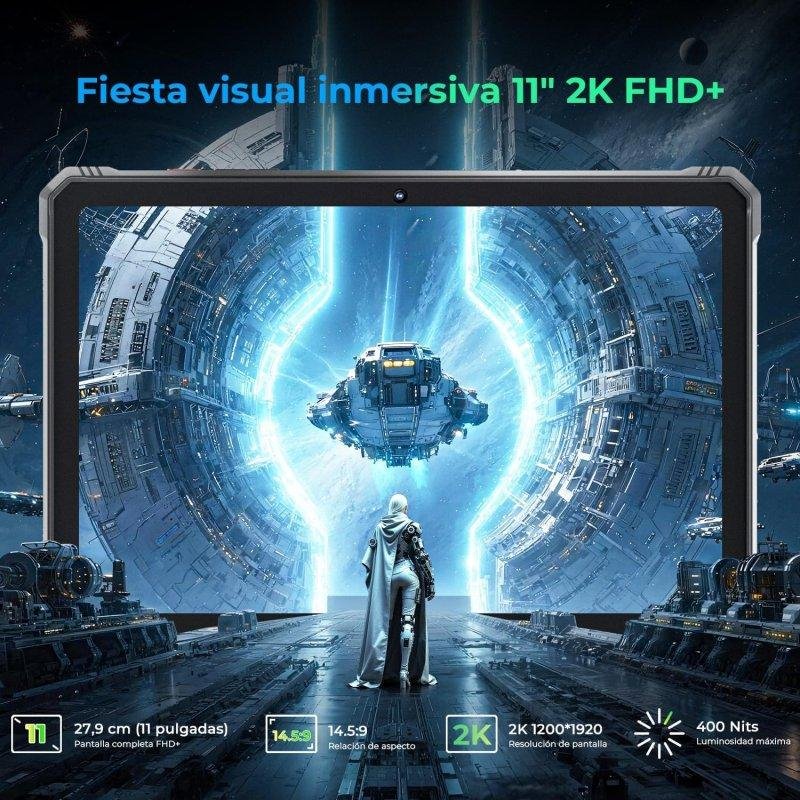 Detalle de Tablet HOTWAV R9 Ultra: potencia, resistencia y 5G en 11" con stylus incluido