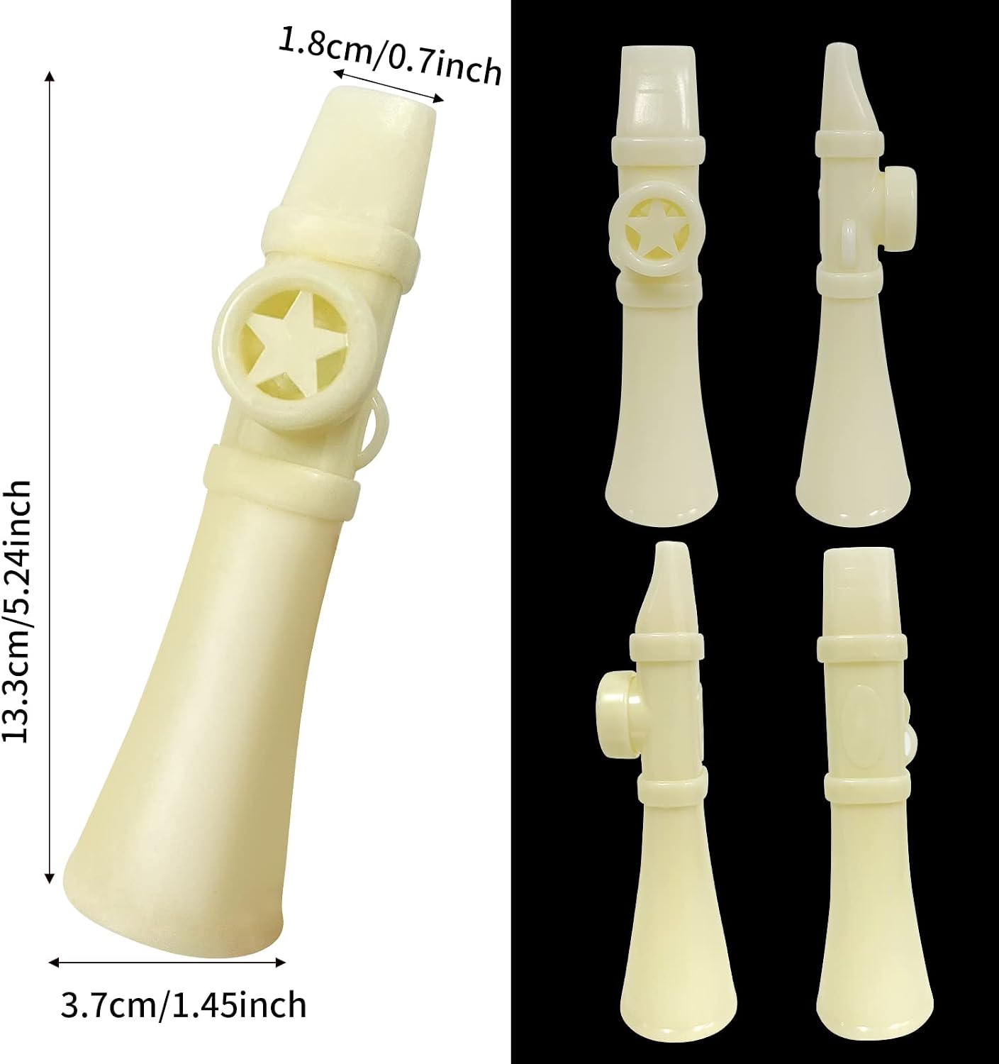 Thumbnail 4 de Professional Kazoo für Erwachsene – Upgraded Saxophon-Kazoo, leicht erlernbar, mit Schlüsselband und vielseitiger Klangoption