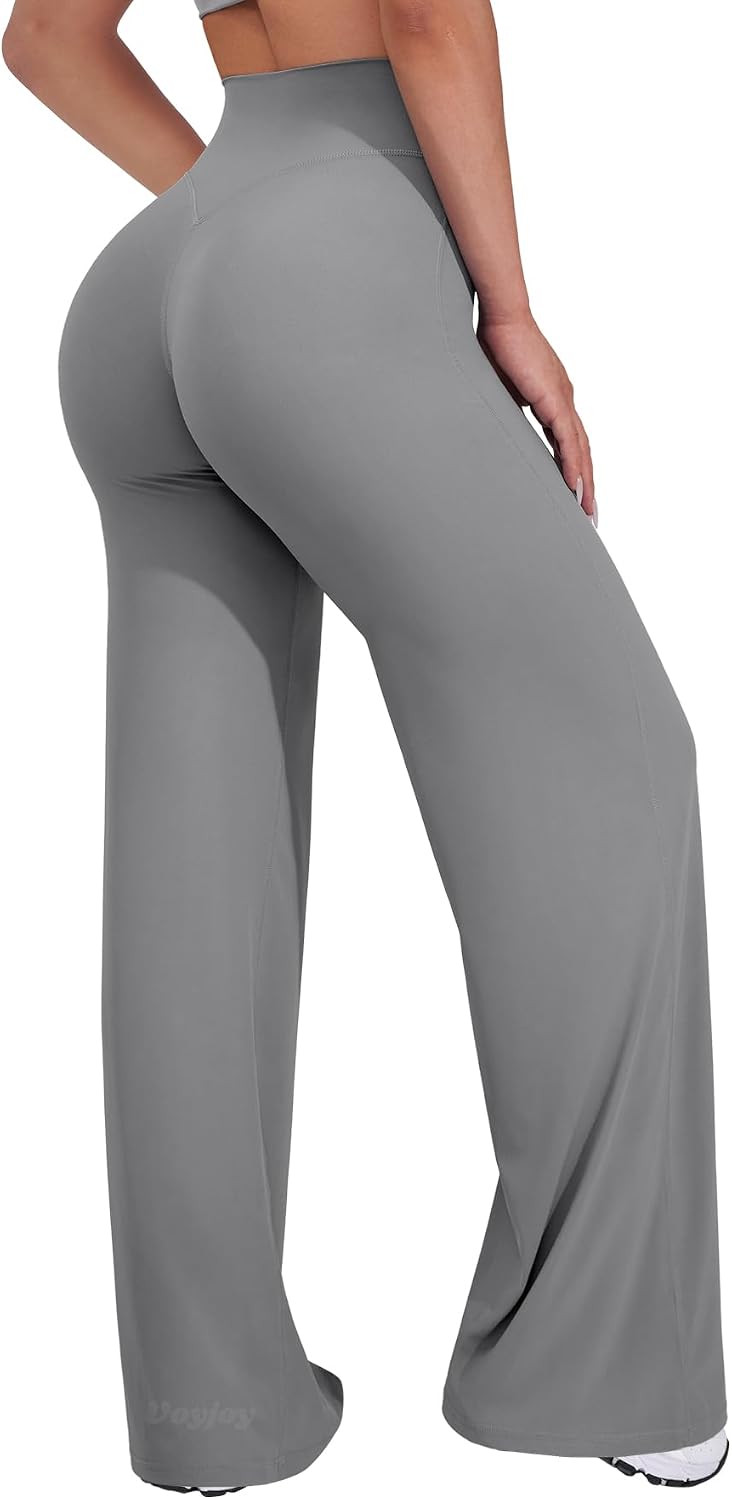 Thumbnail 6 de VOYJOY High-Waist Wide-Leg Lounge Leggings (Straight Leg) — Stretch Casual Sweatpants for Women